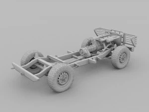 full suv chassis 3D Model
