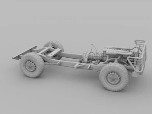 full suv chassis 3D Model