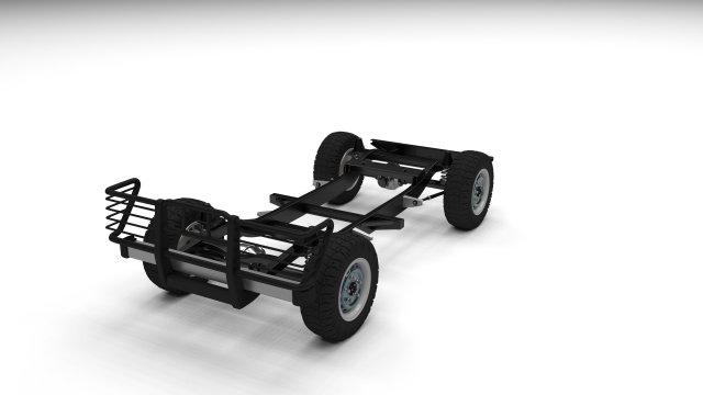 suv chassis 3D मॉडल .c4d .max .obj .3ds .fbx .stl .blend 