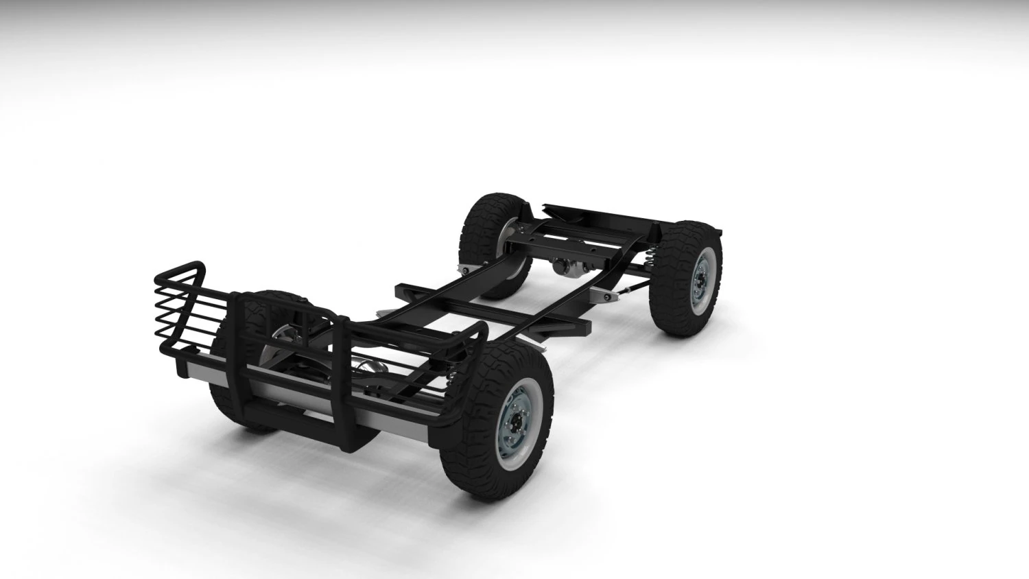 suv chassis 3D Model .c4d .max .obj .3ds .fbx .stl .blend 