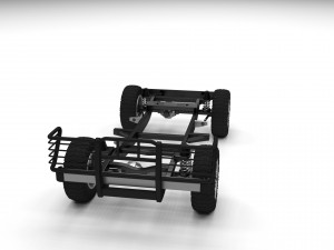suv chassis 3D मॉडल
