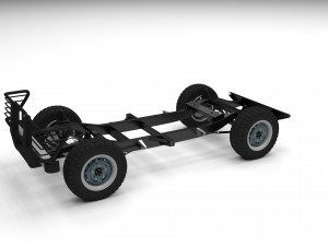 suv chassis 3D मॉडल