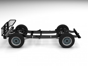 suv chassis 3D मॉडल