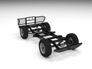 suv chassis 3D मॉडल