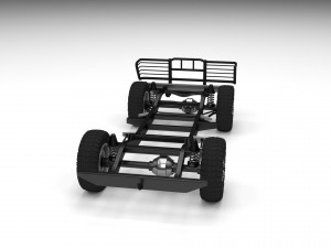 suv chassis 3D मॉडल