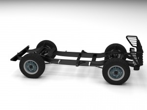suv chassis 3D मॉडल