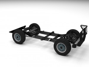 suv chassis 3D मॉडल