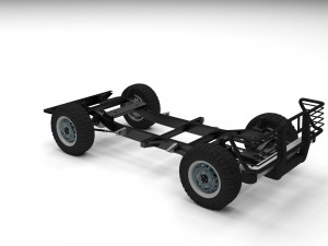 suv chassis 3D मॉडल