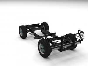 suv chassis 3D मॉडल