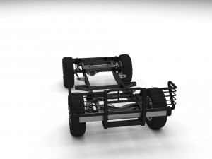 suv chassis 3D मॉडल