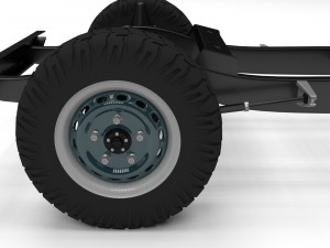 suv chassis 3D मॉडल