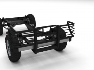 suv chassis 3D मॉडल