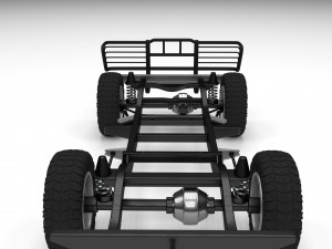 suv chassis 3D मॉडल