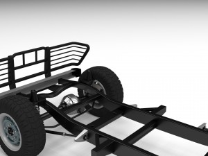 suv chassis 3D मॉडल
