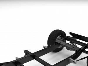 suv chassis 3D मॉडल