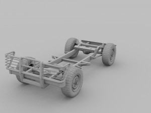 suv chassis 3D मॉडल