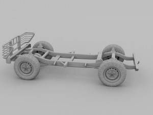 suv chassis 3D मॉडल