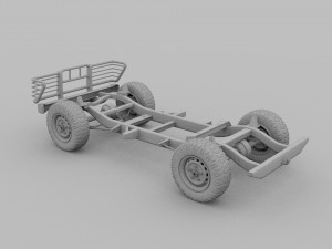suv chassis 3D मॉडल