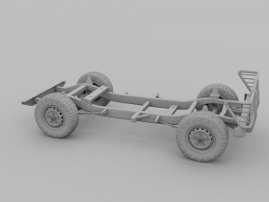 suv chassis 3D मॉडल