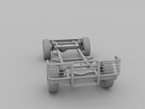 suv chassis 3D मॉडल