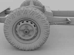 suv chassis 3D मॉडल