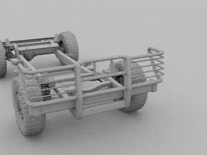 suv chassis 3D मॉडल