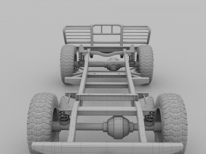 suv chassis 3D मॉडल