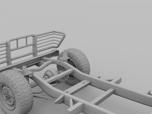 suv chassis 3D मॉडल