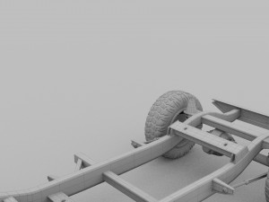 suv chassis 3D मॉडल