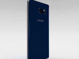 samsung galaxy note 5 black sapphire 3D 模型