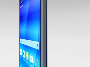 samsung galaxy note 5 black sapphire 3D 模型