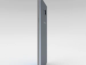 samsung galaxy note 5 silver titanium 3D Model