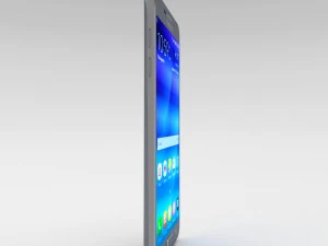 samsung galaxy note 5 silver titanium 3D Model