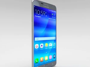samsung galaxy note 5 silver titanium 3D Model