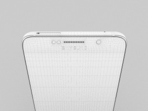 samsung galaxy note 5 silver titanium 3D Model