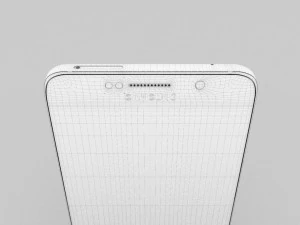 samsung galaxy note 5 silver titanium 3D Model
