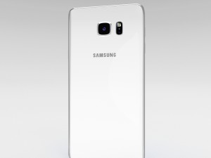 samsung galaxy note 5 white pearl 3D-Modell