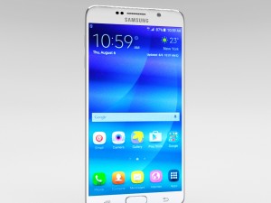 samsung galaxy note 5 white pearl 3D-Modell