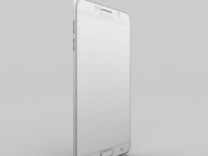 samsung galaxy note 5 white pearl 3D-Modell