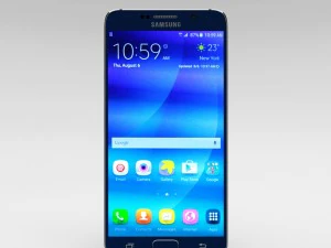 samsung galaxy note 5 all color pack 3D Model