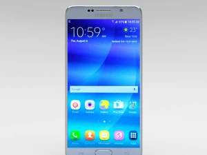 samsung galaxy note 5 all color pack 3D Model