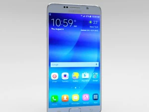 samsung galaxy note 5 all color pack 3D Model