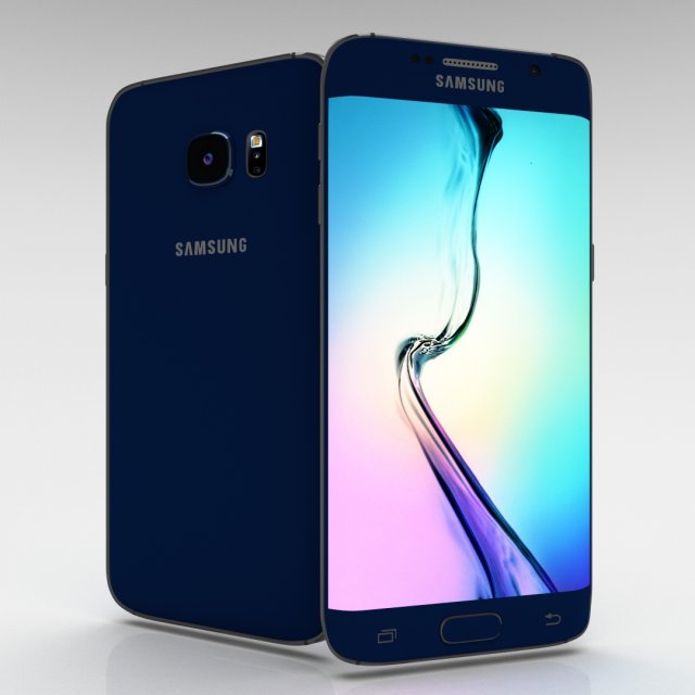 samsung galaxy s6 edge plus black sapphire 3D 모델 .c4d .max .obj .3ds .fbx .stl .blend 