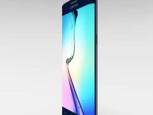 samsung galaxy s6 edge plus black sapphire 3D Model