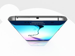 samsung galaxy s6 edge plus black sapphire 3D 모델