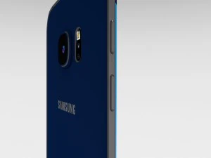 samsung galaxy s6 edge plus black sapphire 3D Model