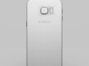 samsung galaxy s6 edge plus black sapphire 3D Model