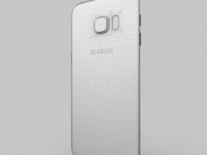 samsung galaxy s6 edge plus black sapphire 3D 모델