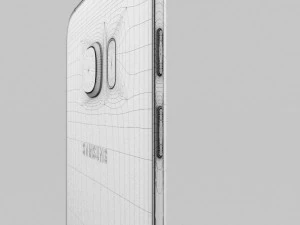samsung galaxy s6 edge plus black sapphire 3D Model