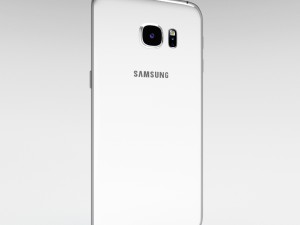samsung galaxy s6 edge plus white pearl Modelo 3D